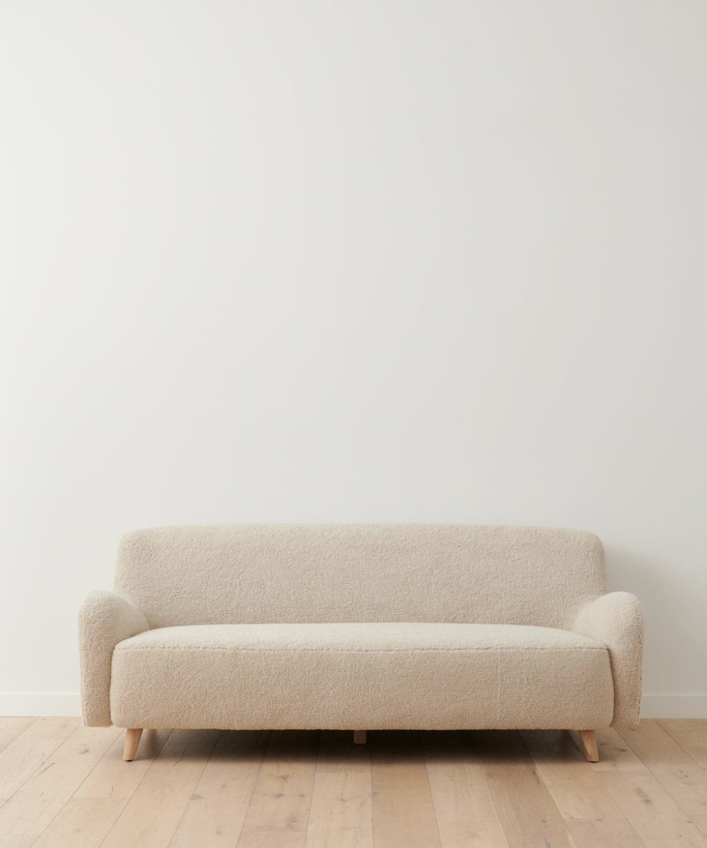 Aspen Sofa Furniture Bone Sherpa