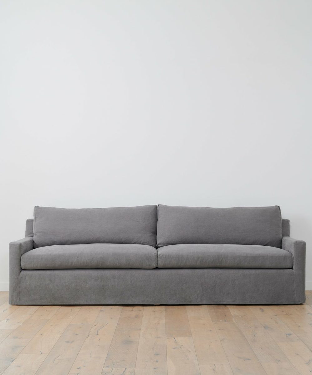 Harbor Sofa Furniture Charcoal Linen