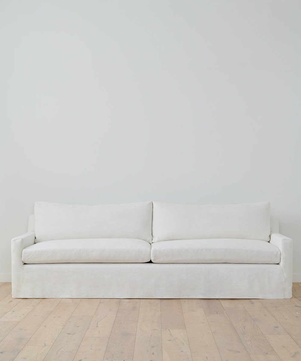 Harbor Sofa Furniture Ivory Linen