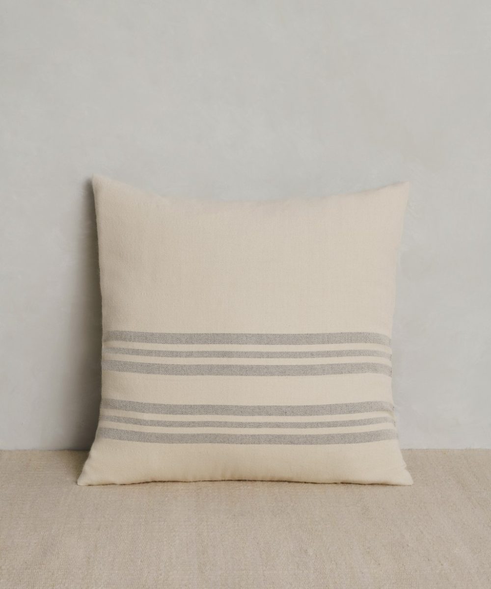 Lido Pillow Bed & Bath Grey Stripe