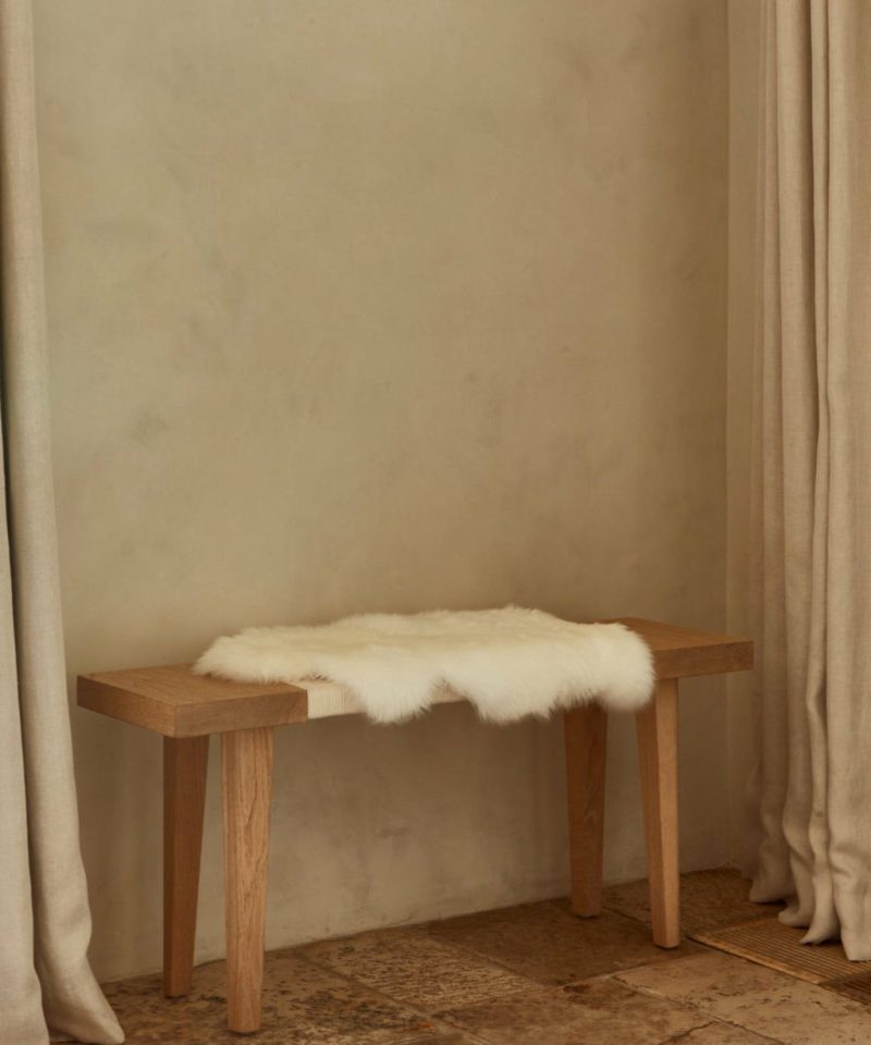 Mini Sheepskin Bed & Bath Ivory