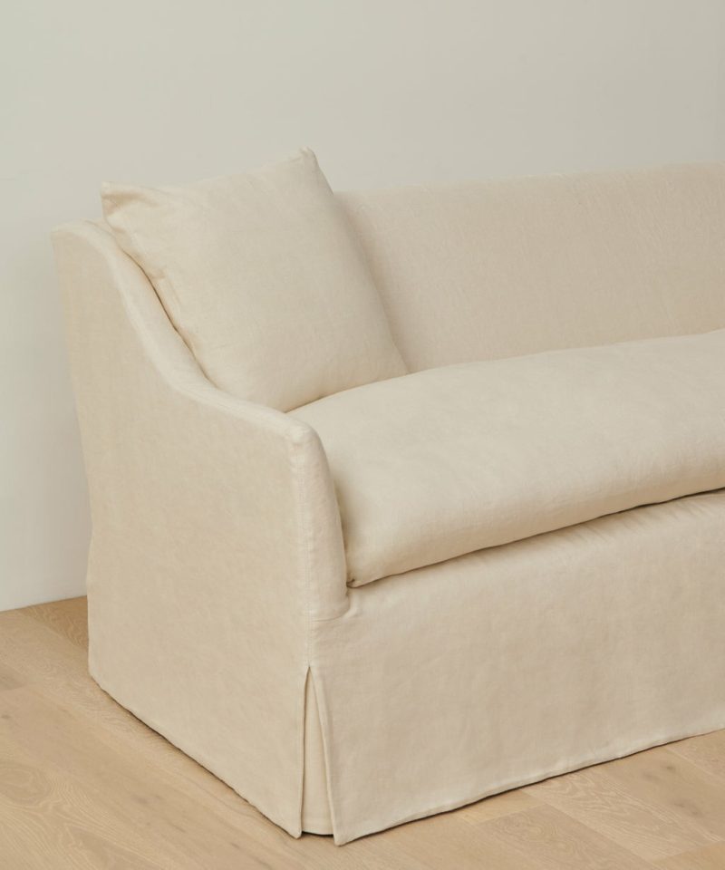 Miramar Sofa Furniture Pearl Linen