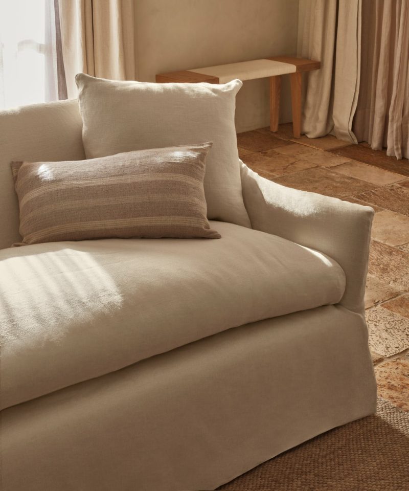 Miramar Sofa Furniture Pearl Linen