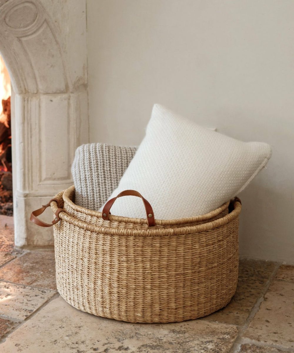 Nesting Basket Bathroom Natural