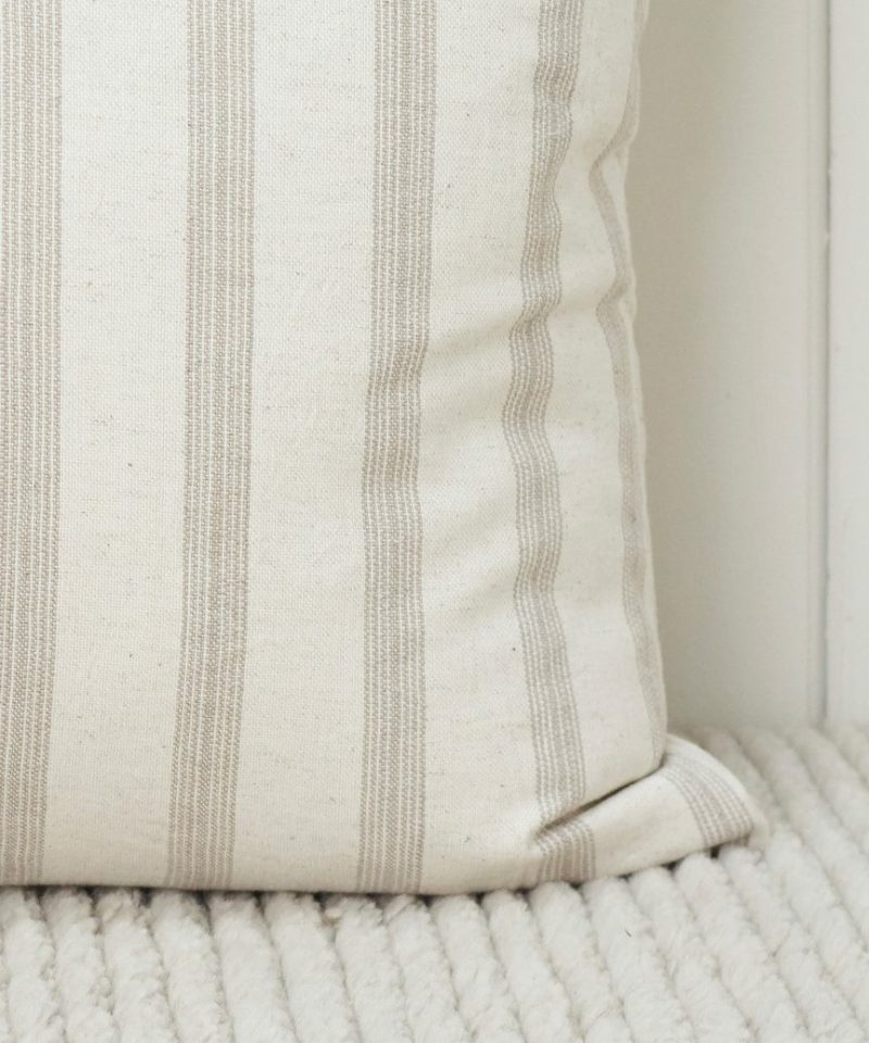 Ojai Pillow Bed & Bath Tan Stripe