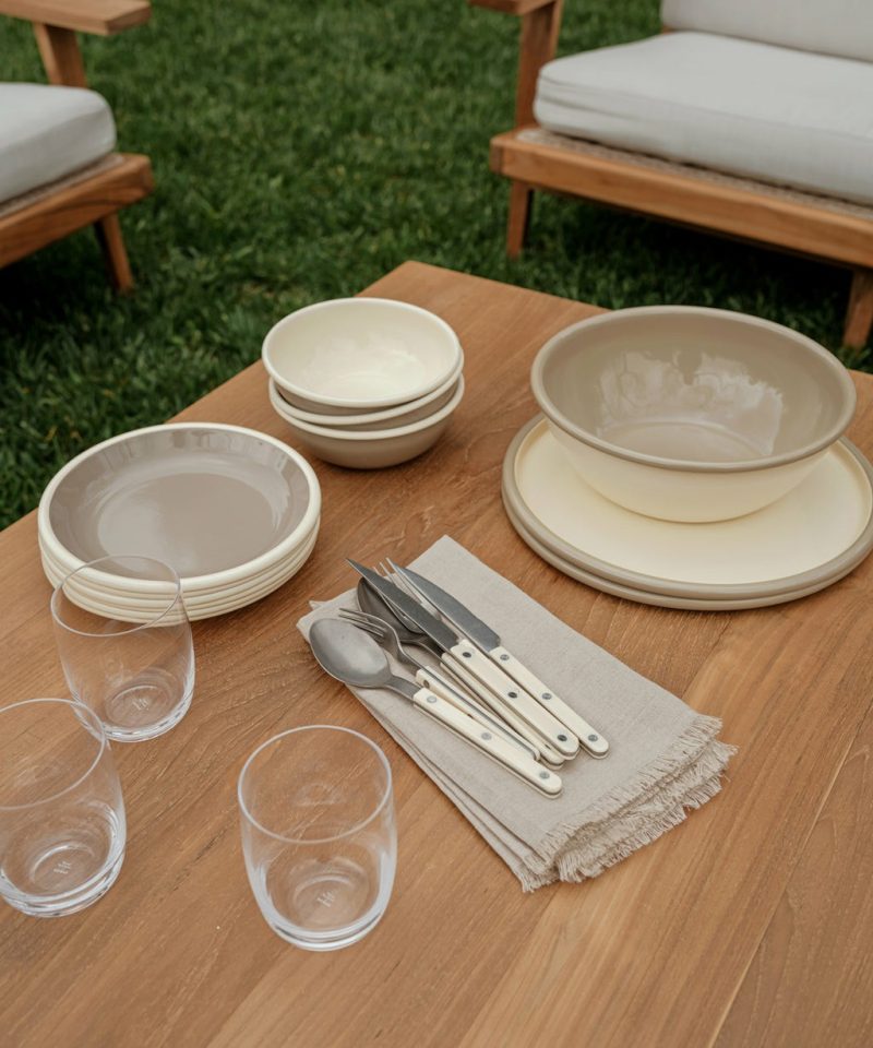 Picnic Salad Plate Dinnerware Mushroom