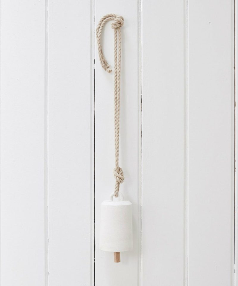 Tall Thrown Bell Home Décor White